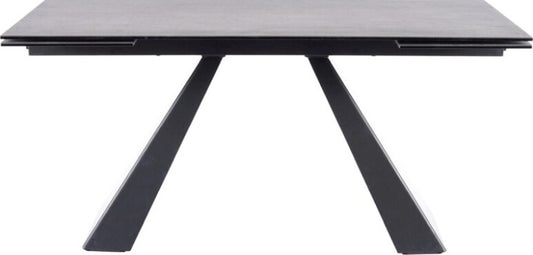 Kitchen Table Salvadore Ceramic II | size: Length: 80cm, Width: 180cm, Height: 76cm | color: Black | image: 1 | variant: 1012362
