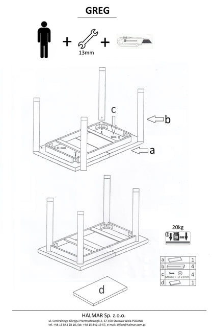 Kitchen Table San Francisco | size: Length: 74cm, Width: 168cm, Height: 75cm | color: Black/Oak | image: 10 | variant: 1007192