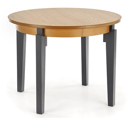 Kitchen Table Sorbus | size: Length: 100cm, Width: 200cm, Height: 77cm, Diameter: 100cm | color: Oak/Grey | image: 1 | variant: 1006406