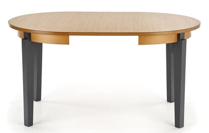 Kitchen Table Sorbus | size: Length: 100cm, Width: 200cm, Height: 77cm, Diameter: 100cm | color: Oak/Grey | image: 3 | variant: 1006406