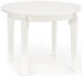 Kitchen Table Sorbus | size: Length: 100cm, Width: 200cm, Height: 77cm, Diameter: 100cm | color: White | image: 1 | variant: 1006404