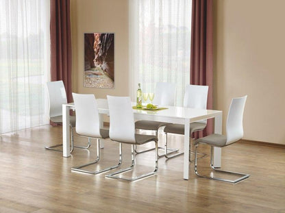 Kitchen Table Stanford XL | size: Length: 80cm, Width: 250cm, Height: 76cm | color: White | image: 3 | variant: 1011296