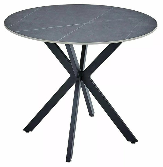 Kitchen Table Talia 1 | size: Length: 90cm, Width: 90cm, Height: 75cm, Diameter: 90cm | color: Gray | image: 0 | variant: 1017933