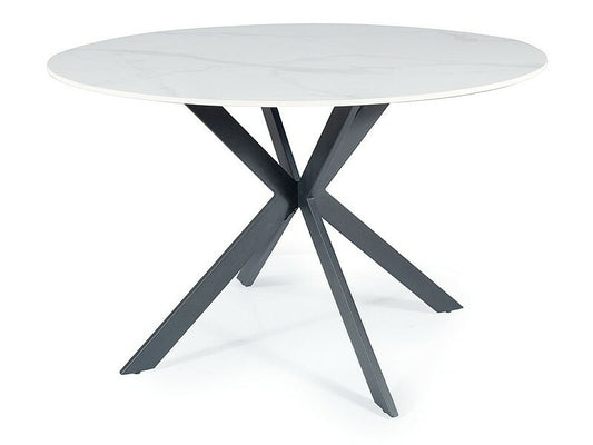Kitchen Table Talia | size: Length: 120cm, Width: 120cm, Height: 76cm, Diameter: 120cm | color: White | image: 1 | variant: 1006650