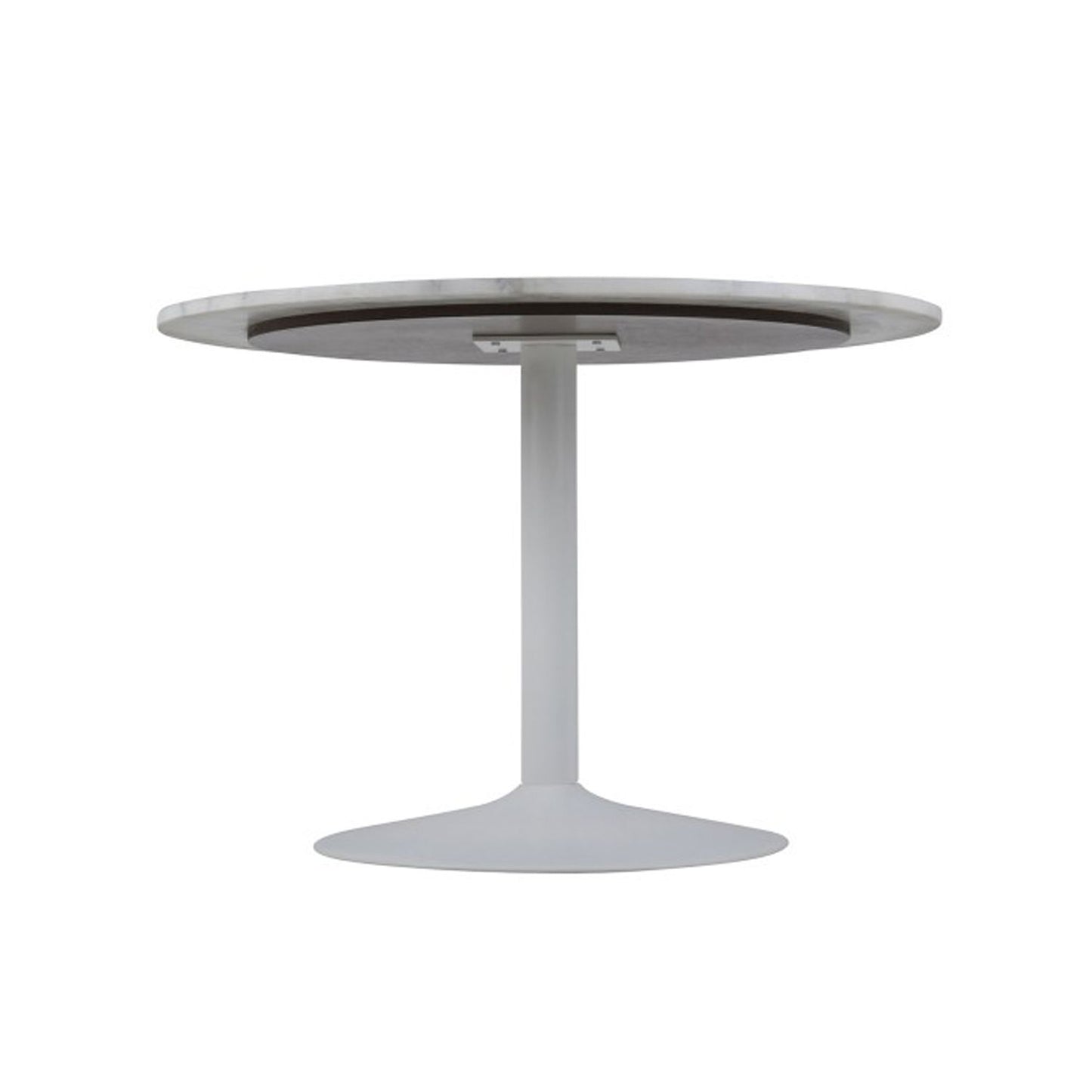 Kitchen Table Tarifa | size: Length: 110cm, Width: 110cm, Height: 75cm, Diameter: 110cm | color: White | image: 1 | variant: 1006527