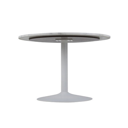 Kitchen Table Tarifa | size: Length: 110cm, Width: 110cm, Height: 75cm, Diameter: 110cm | color: White | image: 1 | variant: 1006527