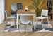Kitchen Table Tiago 1 | size: Length: 90cm, Width: 125cm, Height: 70cm | color: White/Oak | image: 1 | variant: 1006415
