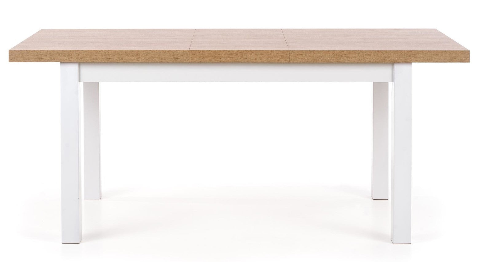 Kitchen Table Tiago | size: Length: 80cm, Width: 220cm, Height: 76cm | color: White/Oak | image: 2 | variant: 1006411