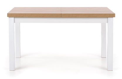 Kitchen Table Tiago | size: Length: 80cm, Width: 220cm, Height: 76cm | color: White/Oak | image: 4 | variant: 1006411