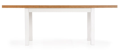 Kitchen Table Tiago | size: Length: 80cm, Width: 220cm, Height: 76cm | color: White/Oak | image: 5 | variant: 1006412