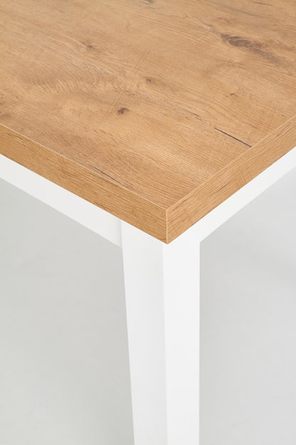 Kitchen Table Tiago | size: Length: 80cm, Width: 220cm, Height: 76cm | color: White/Oak | image: 7 | variant: 1006412