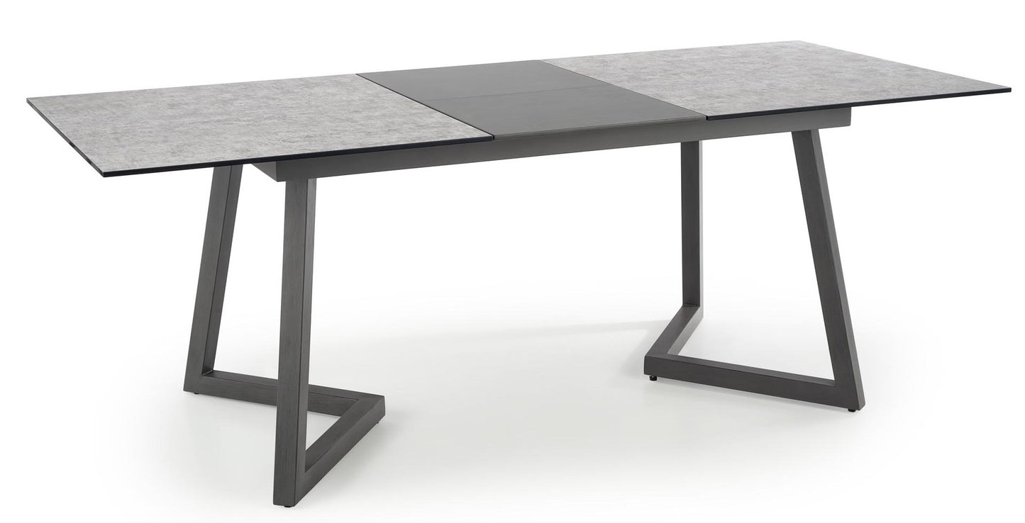 Kitchen Table Tiziano | size: Length: 90cm, Width: 210cm, Height: 76cm | color: Gray | image: 2 | variant: 1012005
