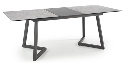Kitchen Table Tiziano | size: Length: 90cm, Width: 210cm, Height: 76cm | color: Gray | image: 2 | variant: 1012005