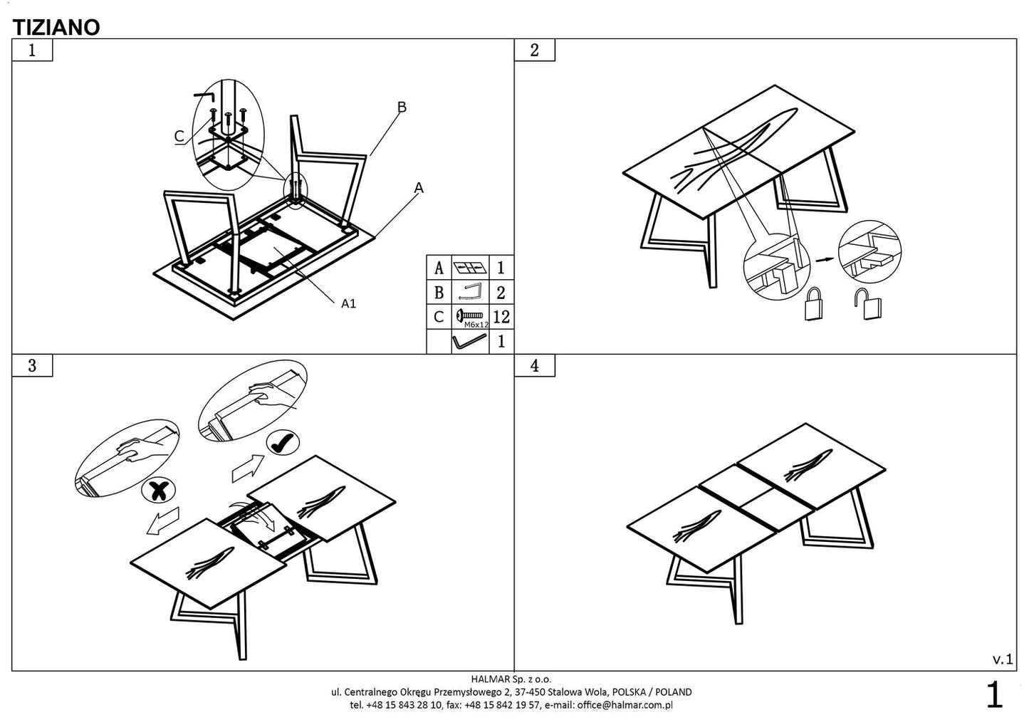 Kitchen Table Tiziano | size: Length: 90cm, Width: 210cm, Height: 76cm | color: Gray | image: 4 | variant: 1012005