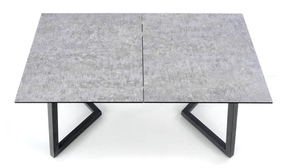 Kitchen Table Tiziano | size: Length: 90cm, Width: 210cm, Height: 76cm | color: Gray | image: 8 | variant: 1012005