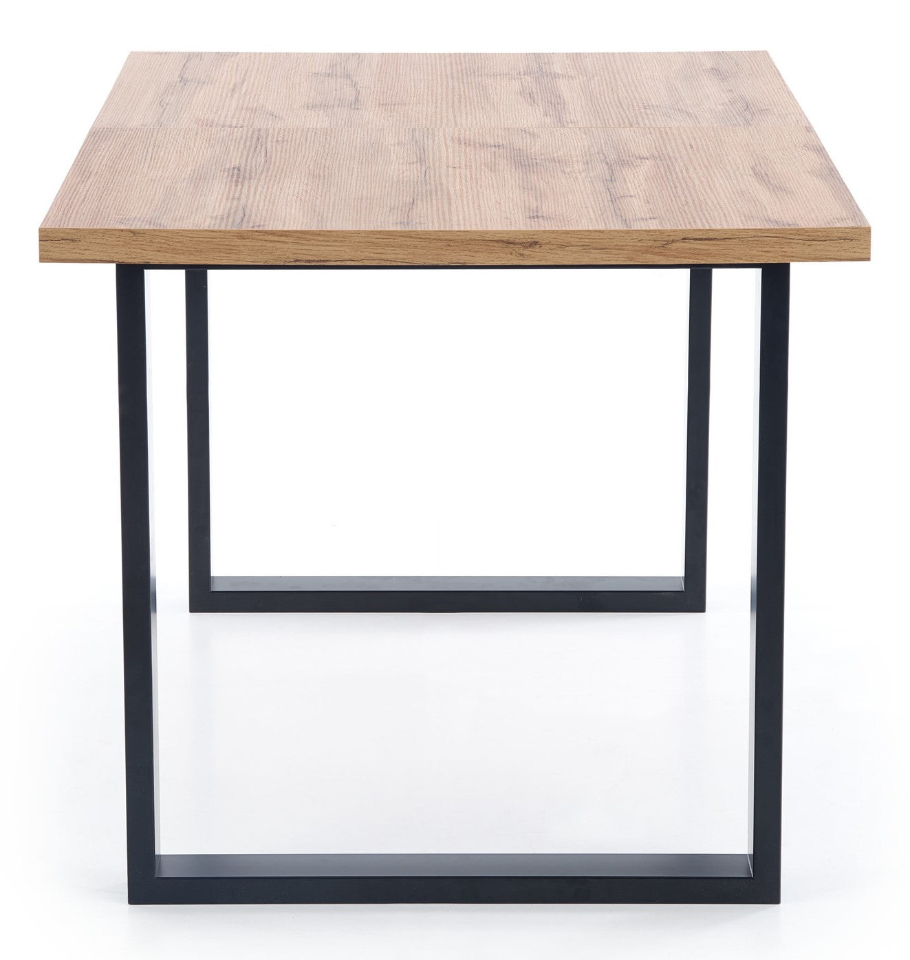 Kitchen Table Venom 1 | size: Length: 90cm, Width: 210cm, Height: 74cm | color: Black/Oak | image: 7 | variant: 1011253