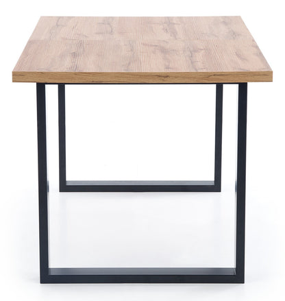 Kitchen Table Venom 1 | size: Length: 90cm, Width: 210cm, Height: 74cm | color: Black/Oak | image: 7 | variant: 1011253