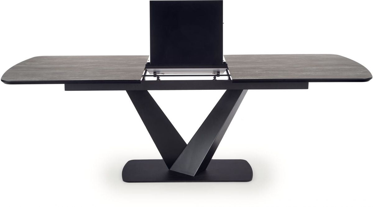 Kitchen Table Vinston | size: Length: 95cm, Width: 230cm, Height: 76cm | color: Gray | image: 3 | variant: 1012813