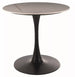 Kitchen Table Walsall | size: Length: 80cm, Width: 80cm, Height: 75cm, Diameter: 80cm | color: White/Black | image: 0 | variant: 1004365