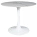 Kitchen Table Walsall | size: Length: 80cm, Width: 80cm, Height: 75cm, Diameter: 80cm | color: White | image: 0 | variant: 1004366