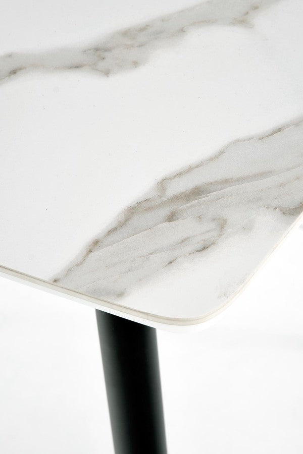Kitchen Table West Beverley | size: Length: 70cm, Width: 120cm, Height: 65cm | color: White | image: 4 | variant: 1007118