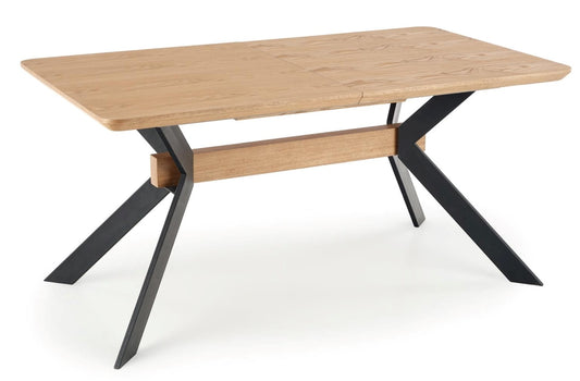 Kitchen Table West Bridlington | size: Length: 90cm, Width: 220cm, Height: 76cm | color: Black/Oak | image: 1 | variant: 1007117