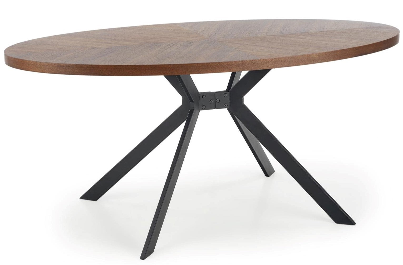 Kitchen Table West Croydon | size: Length: 90cm, Width: 170cm, Height: 75cm | color: Black/Walnut | image: 1 | variant: 1007265