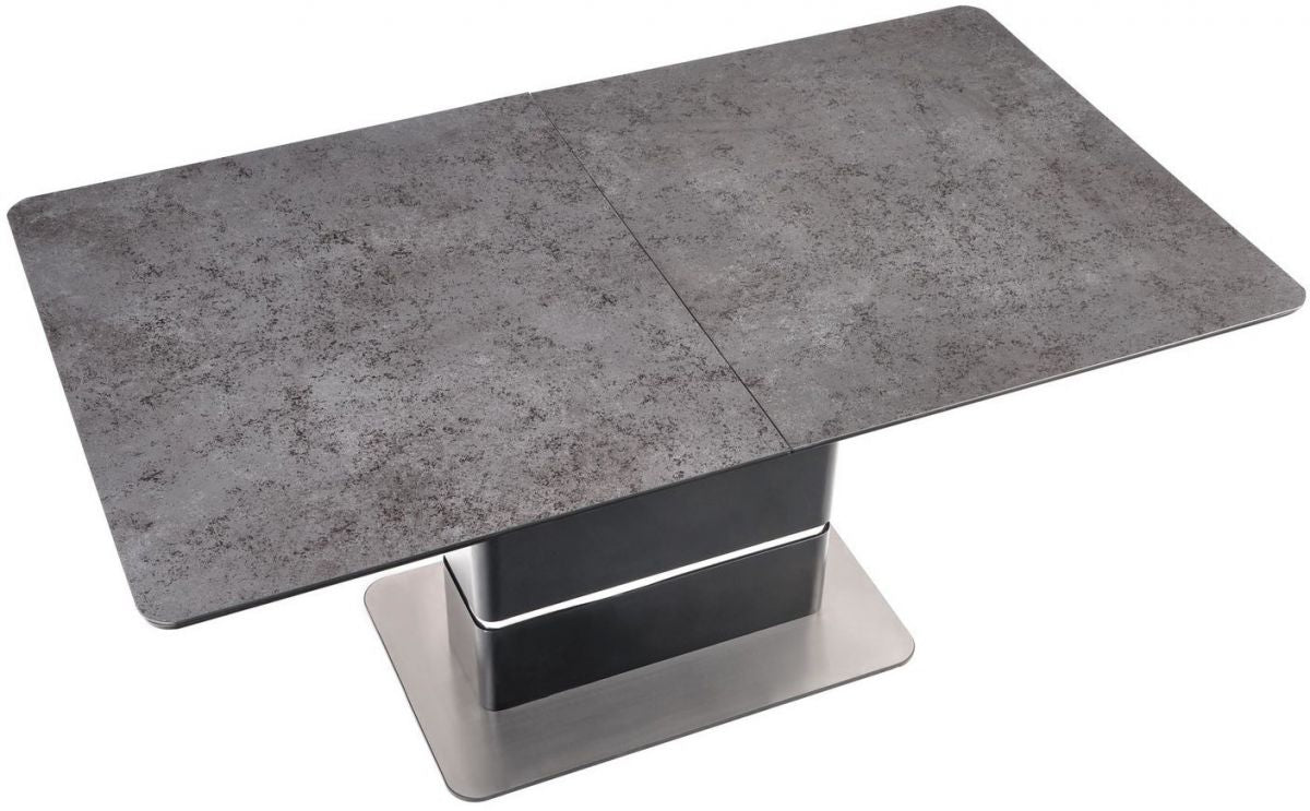Kitchen Table West Dover | size: Length: 90cm, Width: 200cm, Height: 76cm | color: Black | image: 1 | variant: 1007296