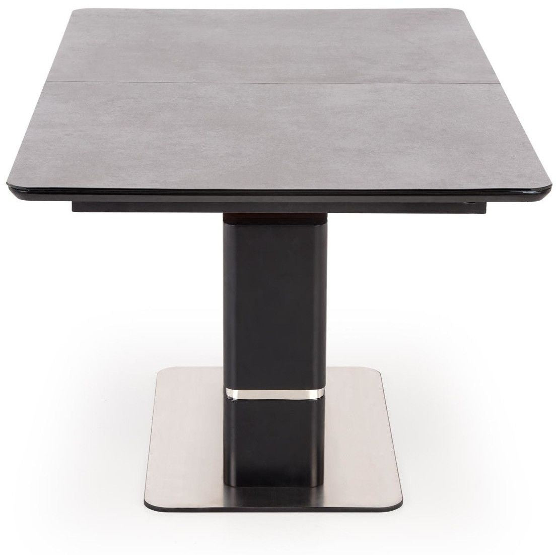 Kitchen Table West Dover | size: Length: 90cm, Width: 200cm, Height: 76cm | color: Black | image: 2 | variant: 1007296