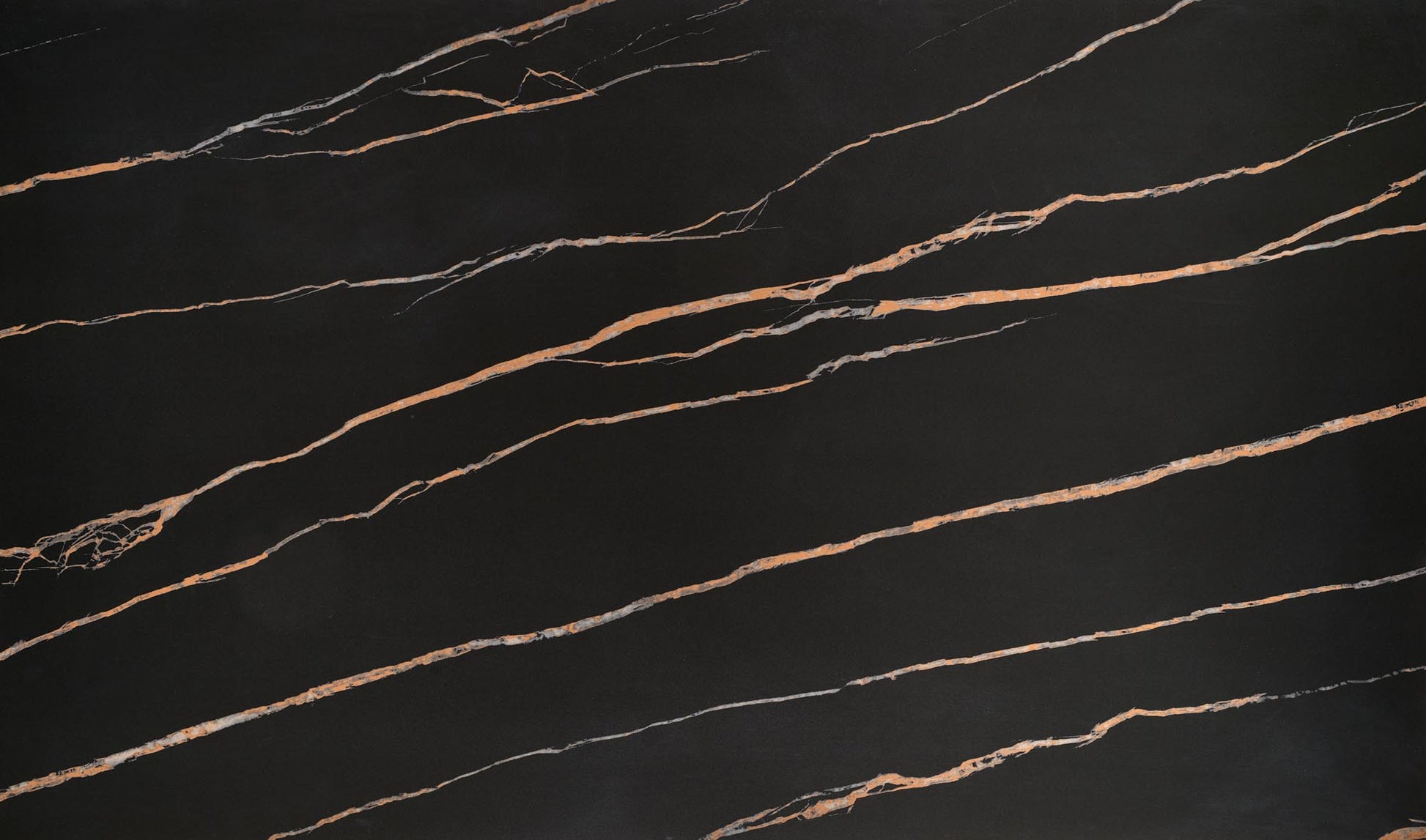Kitchen Table West Narberth | size: Length: 82cm, Width: 200cm, Height: 76cm | color: Marble/Black/Walnut | image: 8 | variant: 1007406