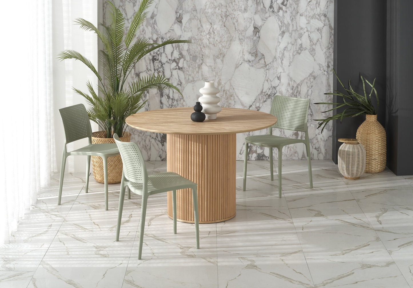 Kitchen Table West Newcastle Emlyn | size: Length: 120cm, Width: 120cm, Height: 78cm | color: Oak | image: 1 | variant: 1007405