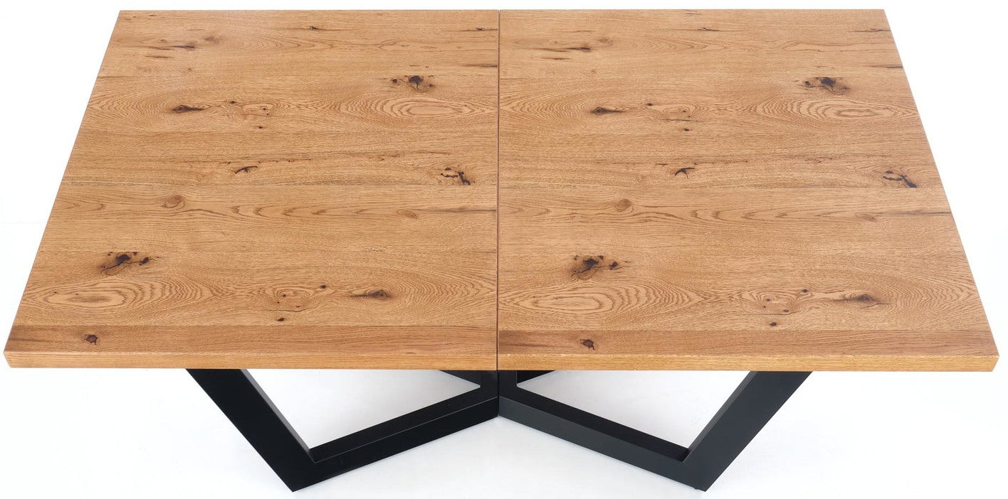 Kitchen Table West Oulu | size: Length: 90cm, Width: 250cm, Height: 77cm | color: Oak | image: 2 | variant: 1007505