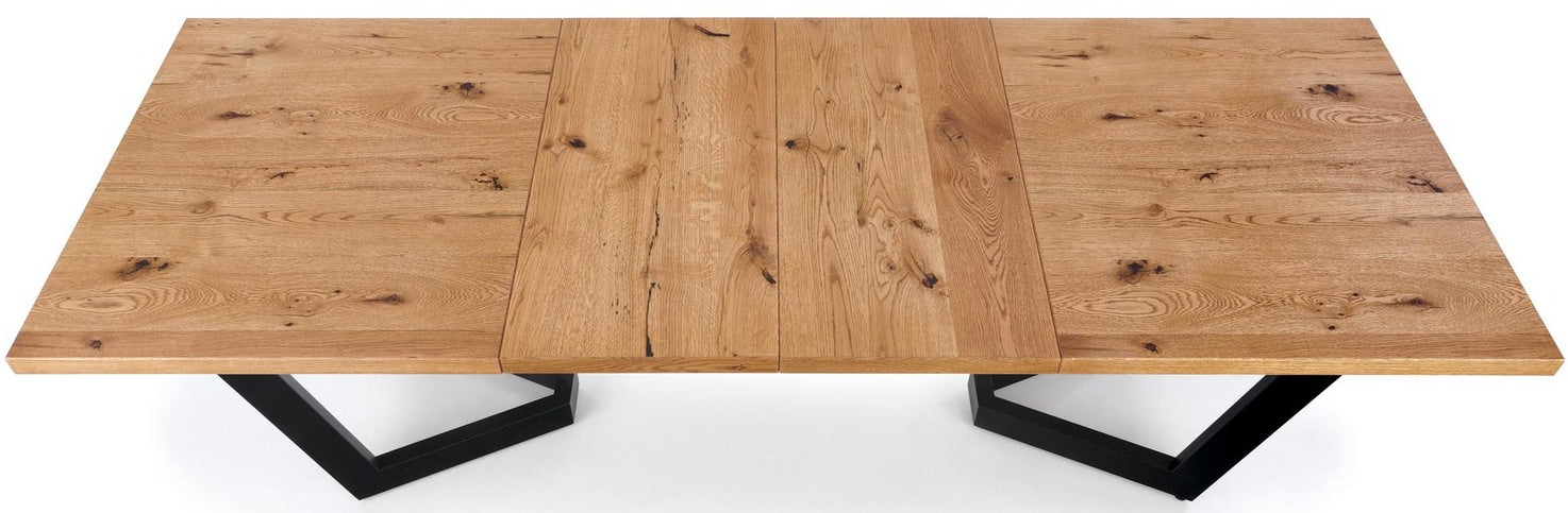 Kitchen Table West Oulu | size: Length: 90cm, Width: 250cm, Height: 77cm | color: Oak | image: 4 | variant: 1007505