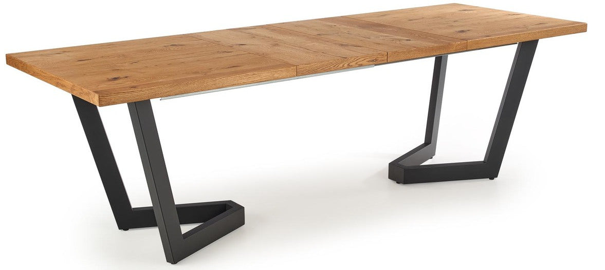 Kitchen Table West Oulu | size: Length: 90cm, Width: 250cm, Height: 77cm | color: Oak | image: 5 | variant: 1007505