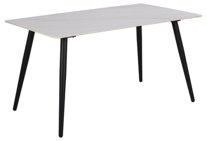Kitchen Table Wicklow | size: Length: 80cm, Width: 140cm, Height: 75cm | color: White | image: 1 | variant: 1017885