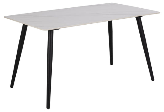 Kitchen Table Wicklow | size: Length: 80cm, Width: 140cm, Height: 75cm | color: White | image: 1 | variant: 1017885