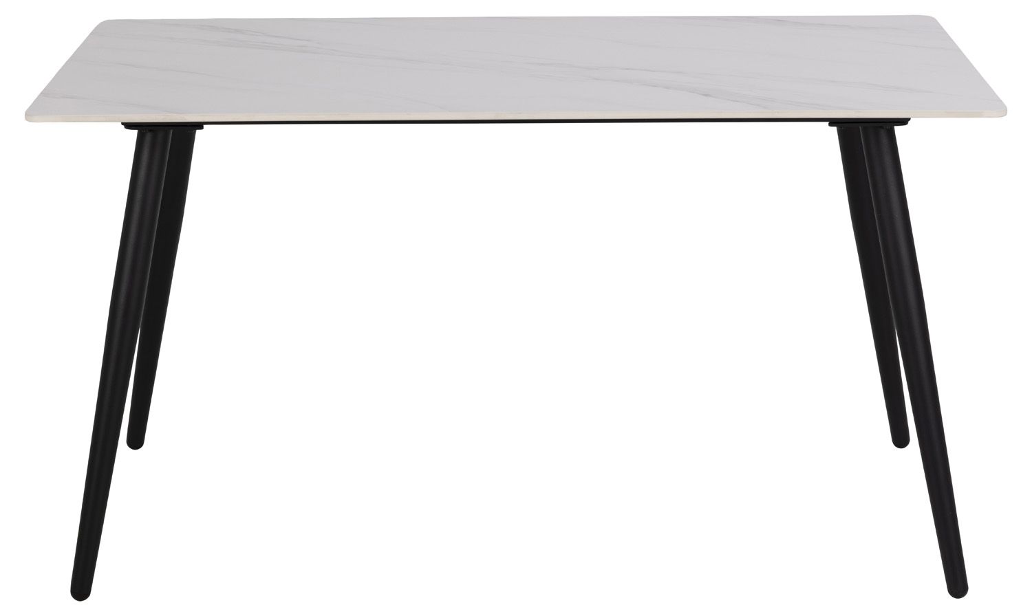 Kitchen Table Wicklow | size: Length: 80cm, Width: 140cm, Height: 75cm | color: White | image: 2 | variant: 1017885
