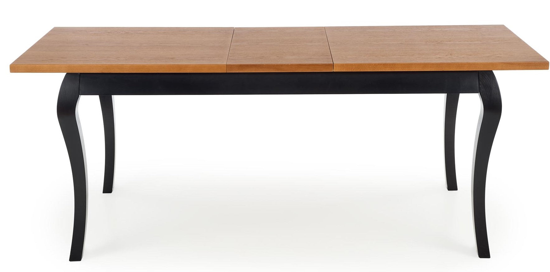 Kitchen Table Windsor | size: Length: 90cm, Width: 240cm, Height: 76cm | color: Black/Oak | image: 5 | variant: 1006425