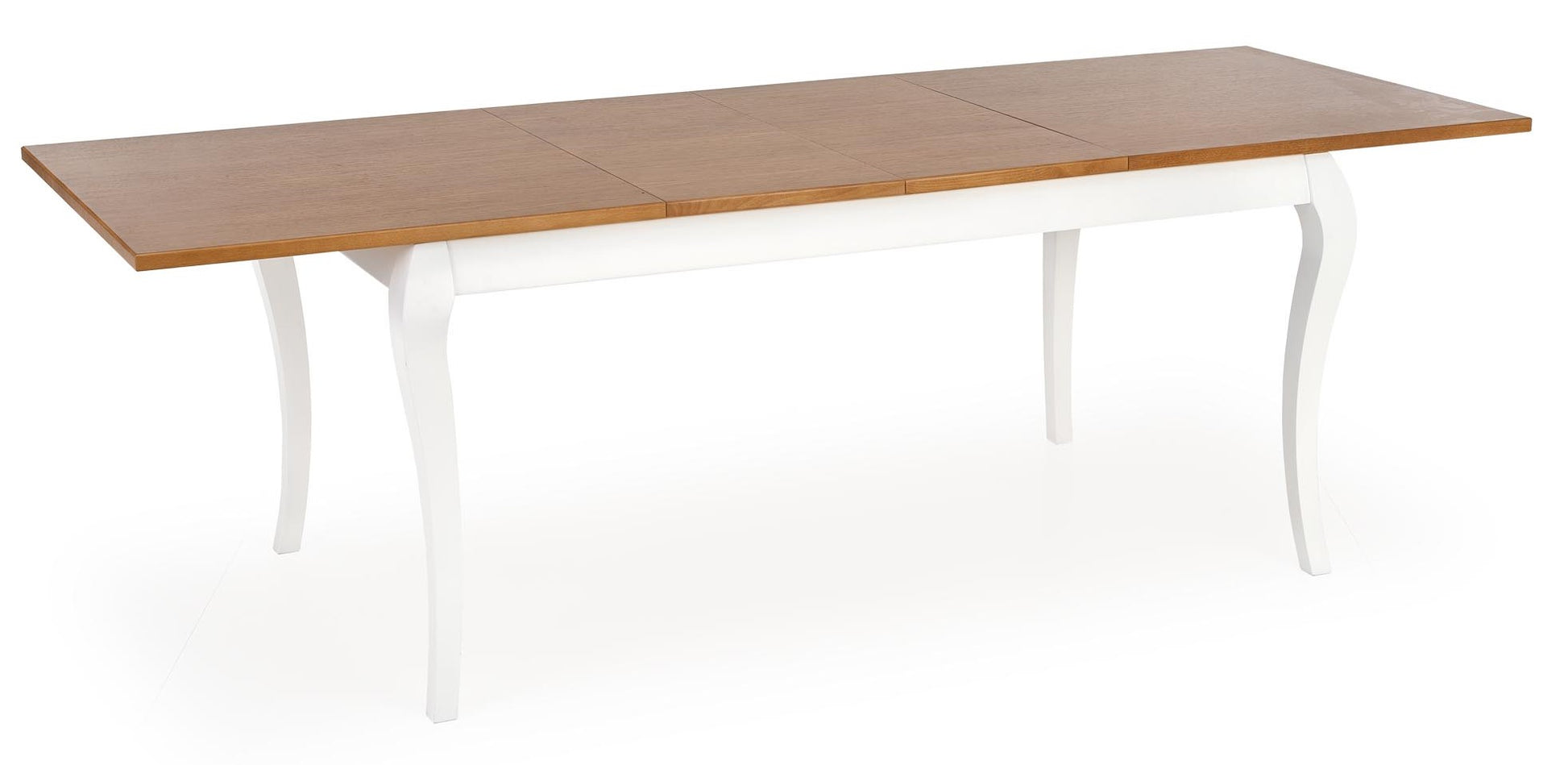 Kitchen Table Windsor | size: Length: 90cm, Width: 240cm, Height: 76cm | color: White/Oak | image: 3 | variant: 1006426
