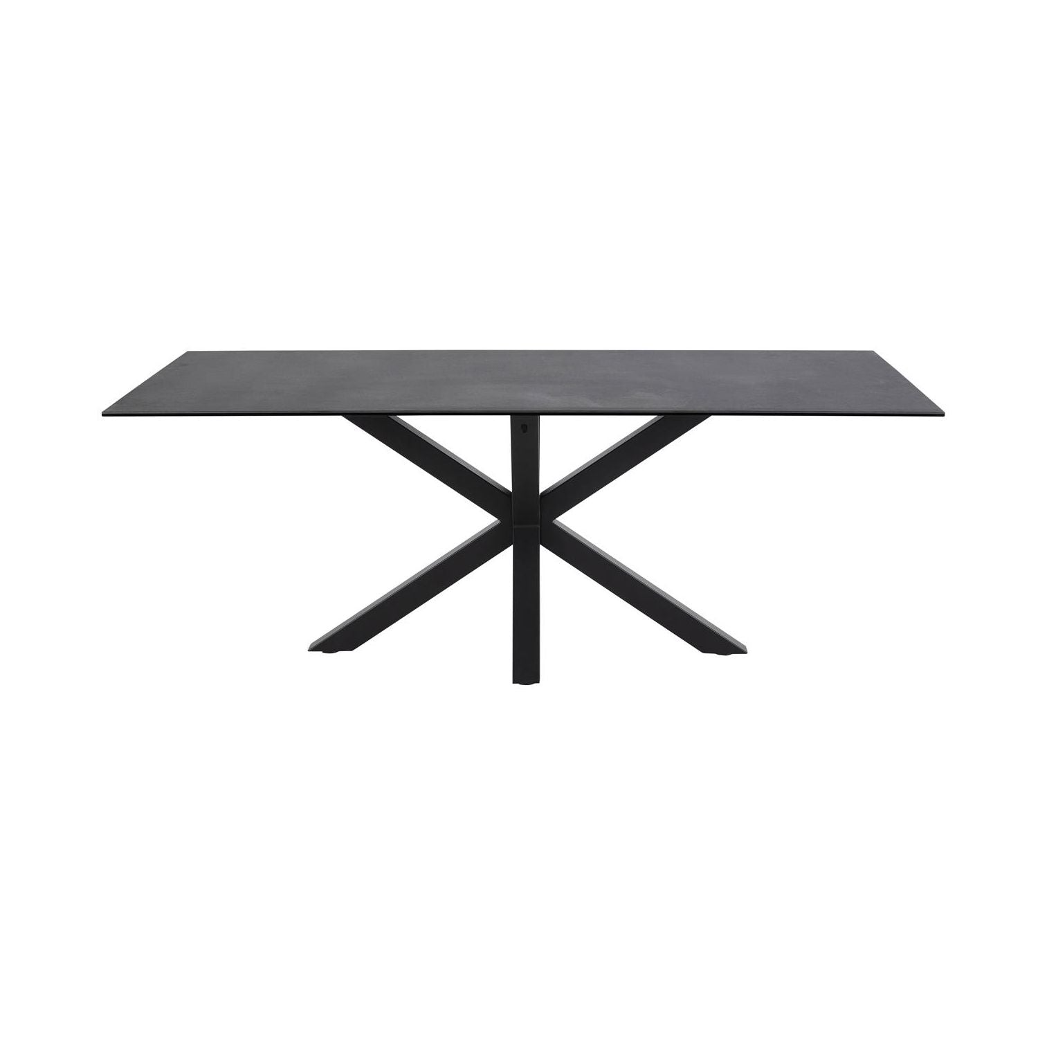 Kitchen Table Zurich | size: Length: 100cm, Width: 200cm, Height: 75.5cm | color: Black | image: 1 | variant: 1001563