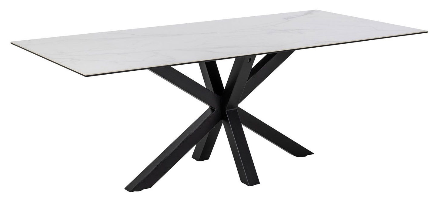 Kitchen Table Zurich | size: Length: 100cm, Width: 200cm, Height: 75.5cm | color: White | image: 0 | variant: 1001564