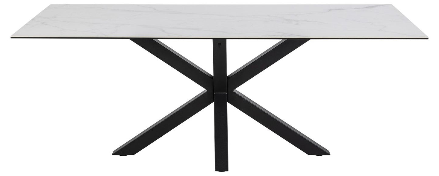 Kitchen Table Zurich | size: Length: 100cm, Width: 200cm, Height: 75.5cm | color: White | image: 1 | variant: 1001564