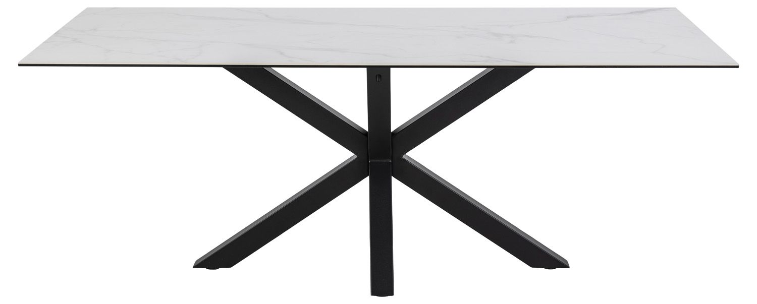 Kitchen Table Zurich | size: Length: 100cm, Width: 200cm, Height: 75.5cm | color: White | image: 1 | variant: 1001564