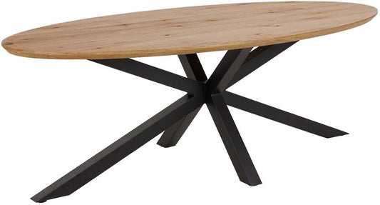 Kitchen Table Zurich | size: Length: 100cm, Width: 220cm, Height: 75.5cm | color: Oak | image: 1 | variant: 1005992