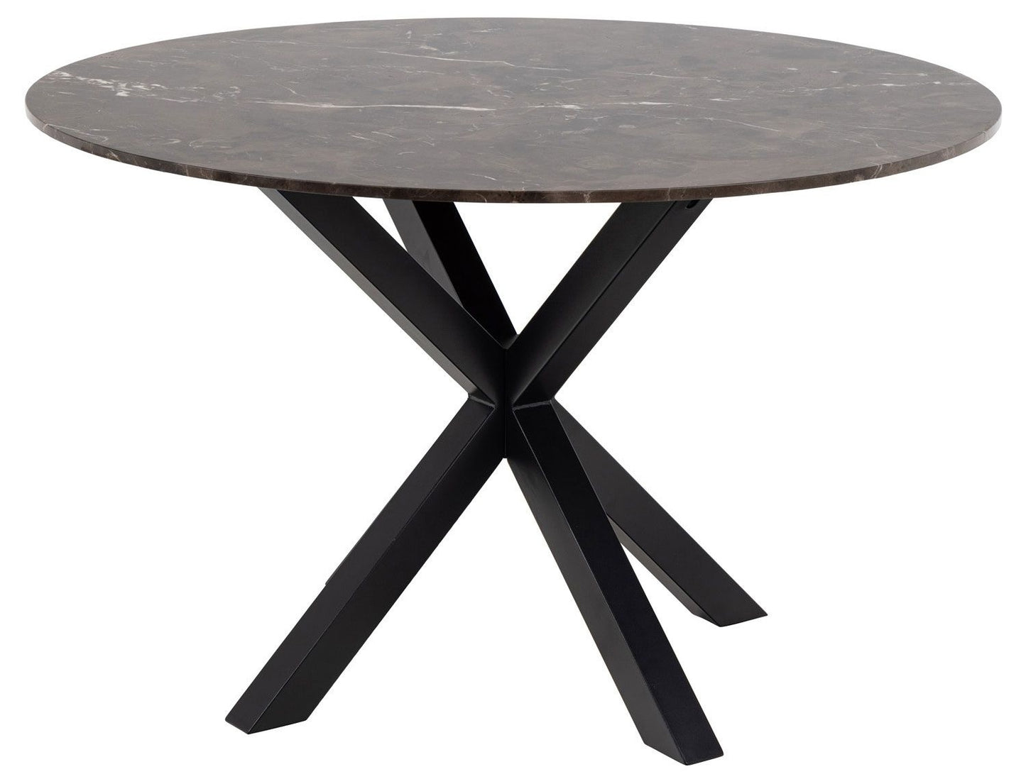 Kitchen Table Zurich | size: Length: 120cm, Width: 120cm, Height: 75.5cm, Diameter: 120cm | color: Brown | image: 0 | variant: 1006504
