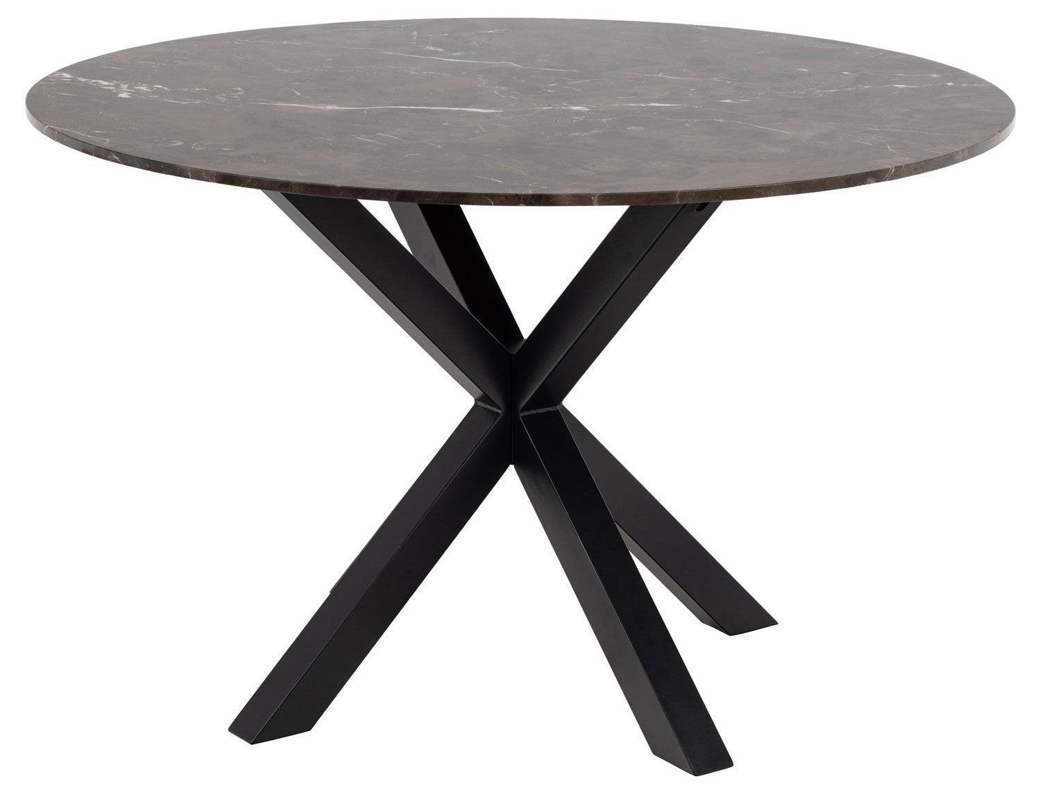 Kitchen Table Zurich | size: Length: 120cm, Width: 120cm, Height: 75.5cm, Diameter: 120cm | color: Brown | image: 0 | variant: 1006504