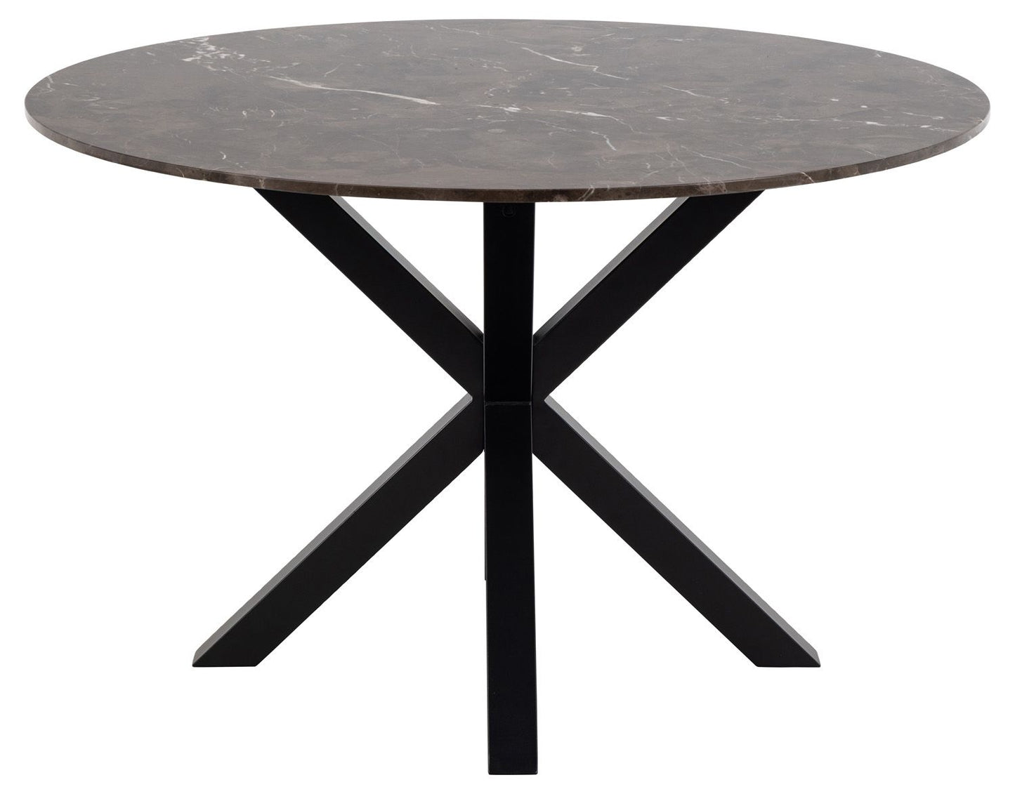 Kitchen Table Zurich | size: Length: 120cm, Width: 120cm, Height: 75.5cm, Diameter: 120cm | color: Brown | image: 1 | variant: 1006504