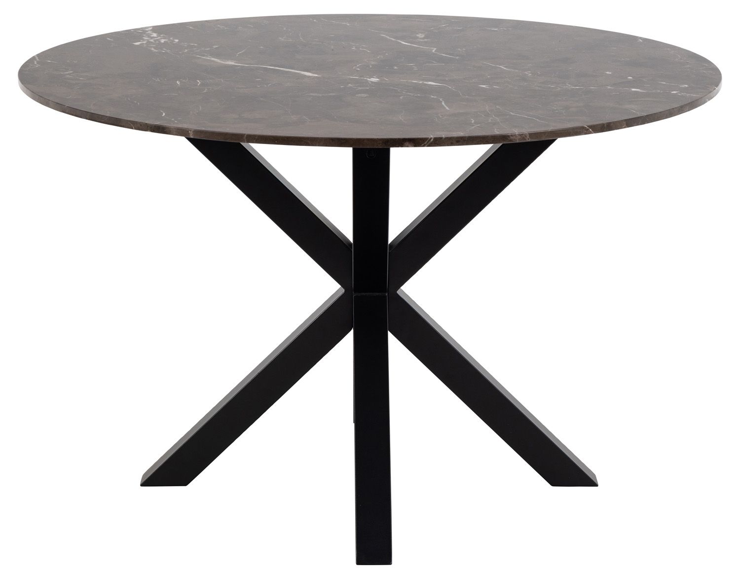 Kitchen Table Zurich | size: Length: 120cm, Width: 120cm, Height: 75.5cm, Diameter: 120cm | color: Brown | image: 1 | variant: 1006504