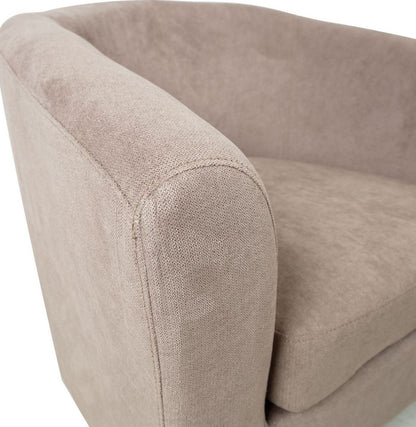 Lounge Chair Abergavenny | size: Width: 76cm, Height: 74cm, Depth: 68.5cm | color: Brown | image: 5 | variant: 1001110