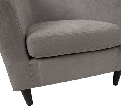 Lounge Chair Abergavenny | size: Width: 76cm, Height: 74cm, Depth: 68.5cm | color: Gray | image: 5 | variant: 1001111